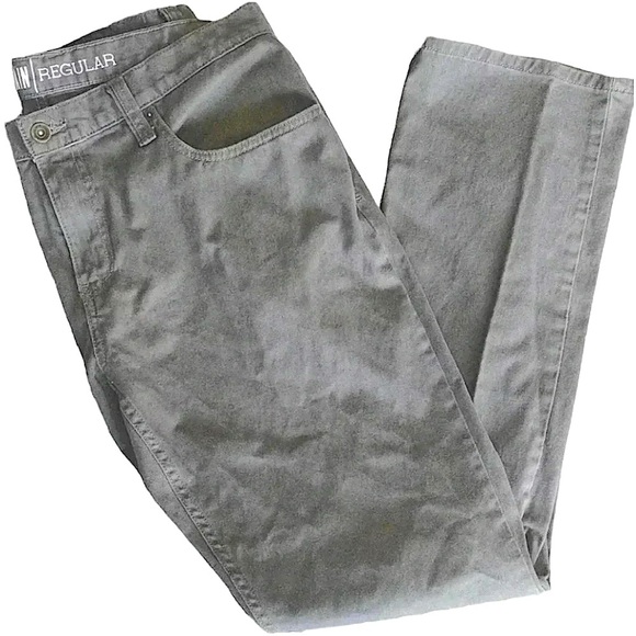 Mens Free World Gray Cotton Night Train Pants Size 30 - Picture 1 of 10